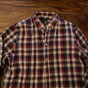 APC linen button up shirt